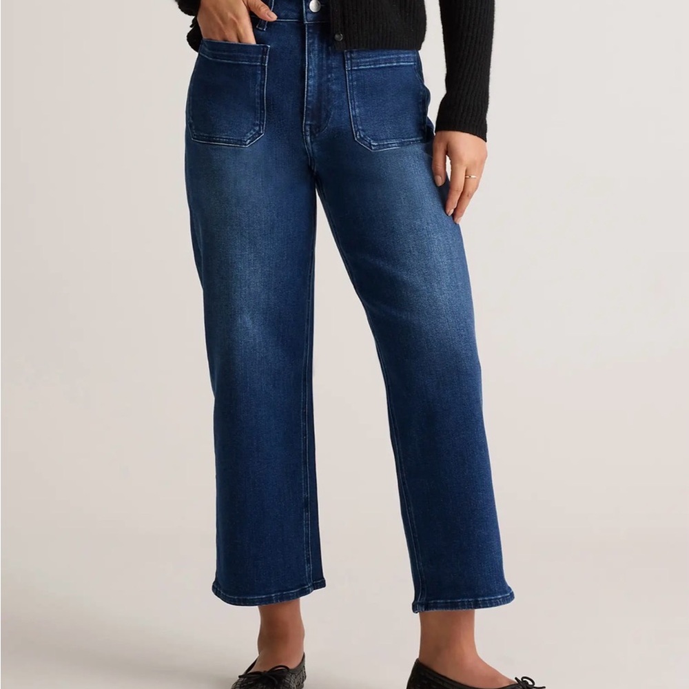Quince Bella Indigo Wide Leg Jeans